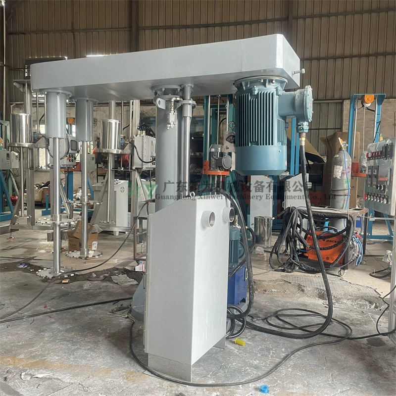 Спотовая поставка 7.5kw подъемный смеситель гидравлическая высокоскоростная дисперсионная машина порошковая жидкая дисперсионная машина производитель