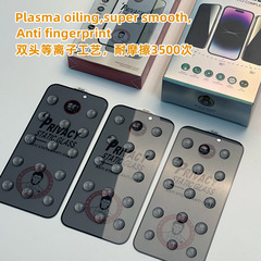 人頭猩鋼化膜適用iPhone16防偷窺15防指紋14蘋果13全屏12玻璃貼膜