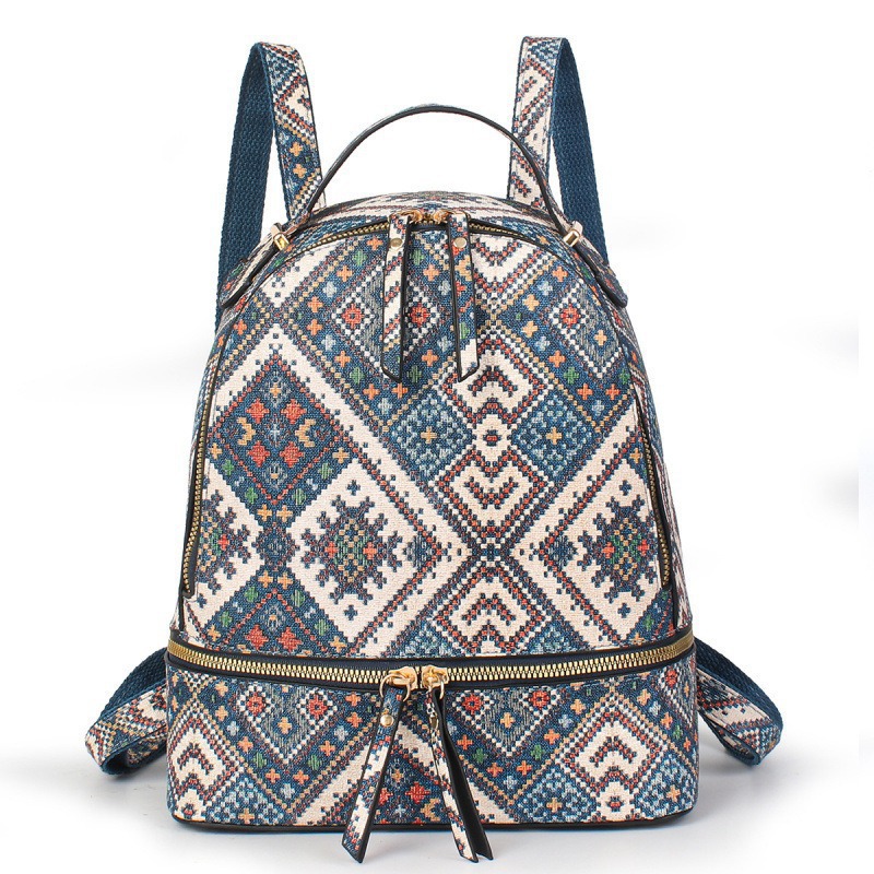 Mochila de estilo nacional 2025, nueva mochila universitaria, estilo extranjero, mochila de moda, bolsa de comercio exterior transfronteriza