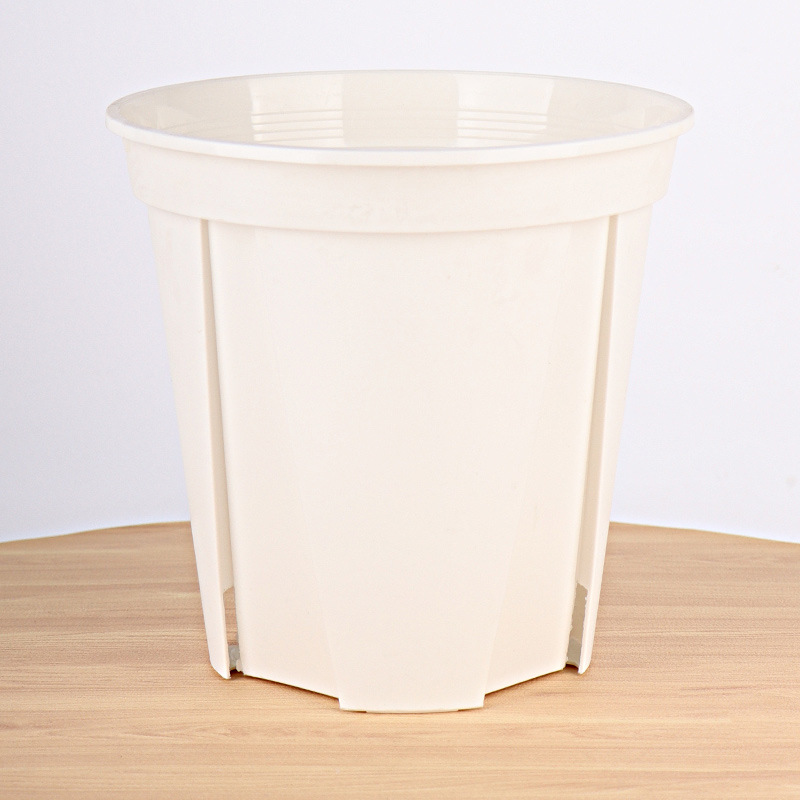 Macetas de montaña verdes transparentes, Clemátides, rosas, suculentas, fabricante mayorista de macetas de plástico para flores Phalaenopsis, macetas de galón con control de raíces