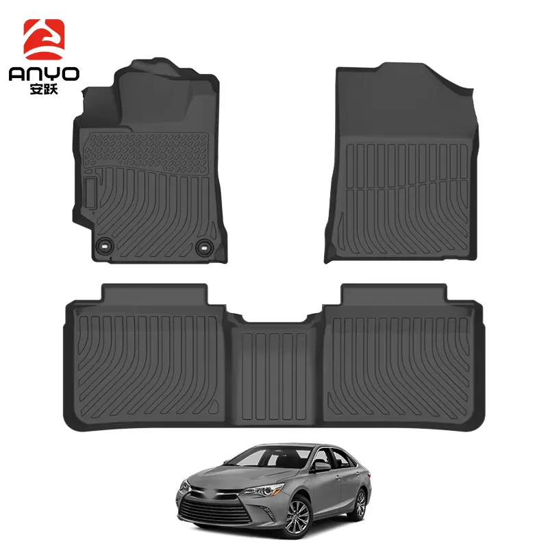 适用于Toyota Camry 2015-2017丰田凯美瑞专车专用TPE汽车脚垫