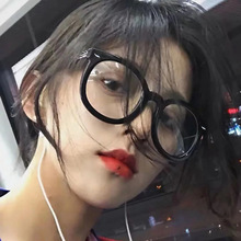 小红书抖音同款韩版时尚防蓝光潮流圆框平光眼镜女光学眼镜框架男