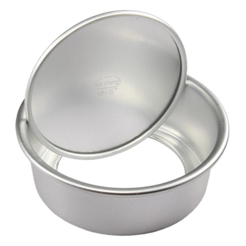 Molde para hornear varios pasteles chiffon con fondo extraíble, juego de herramientas de repostería domésticas de aleación de aluminio redondas