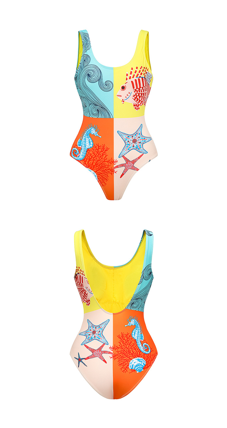 140g Weight Sleeveless Sleeve Length Pullovers Placket Type Nylon, Polyester Fabric Type Regular Top Length One-pieces Tops Type 1 Piece Quantity Swimming Occasion V Neck Neckline Comfort Function Regular Fit Fit Type Color Block Pattern Women'S Gender Backless Design Vacation, Beach Style Women's Vacation Beach Color Block Backless 1 Piece One Piece
