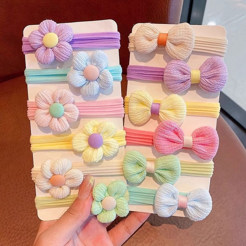 毛巾圈儿童发绳不伤发扎头绳女童橡皮筋发圈头饰小女孩扎马尾可爱|undefined