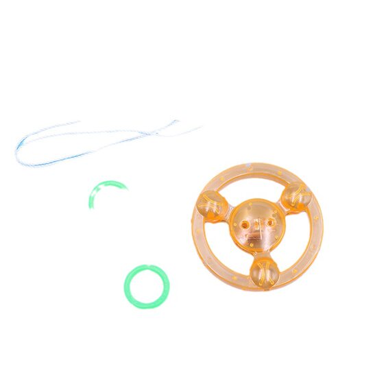 New cable flywheel flash luminous gyro hand pull luminous toy cable flywheel beach toy wholesale