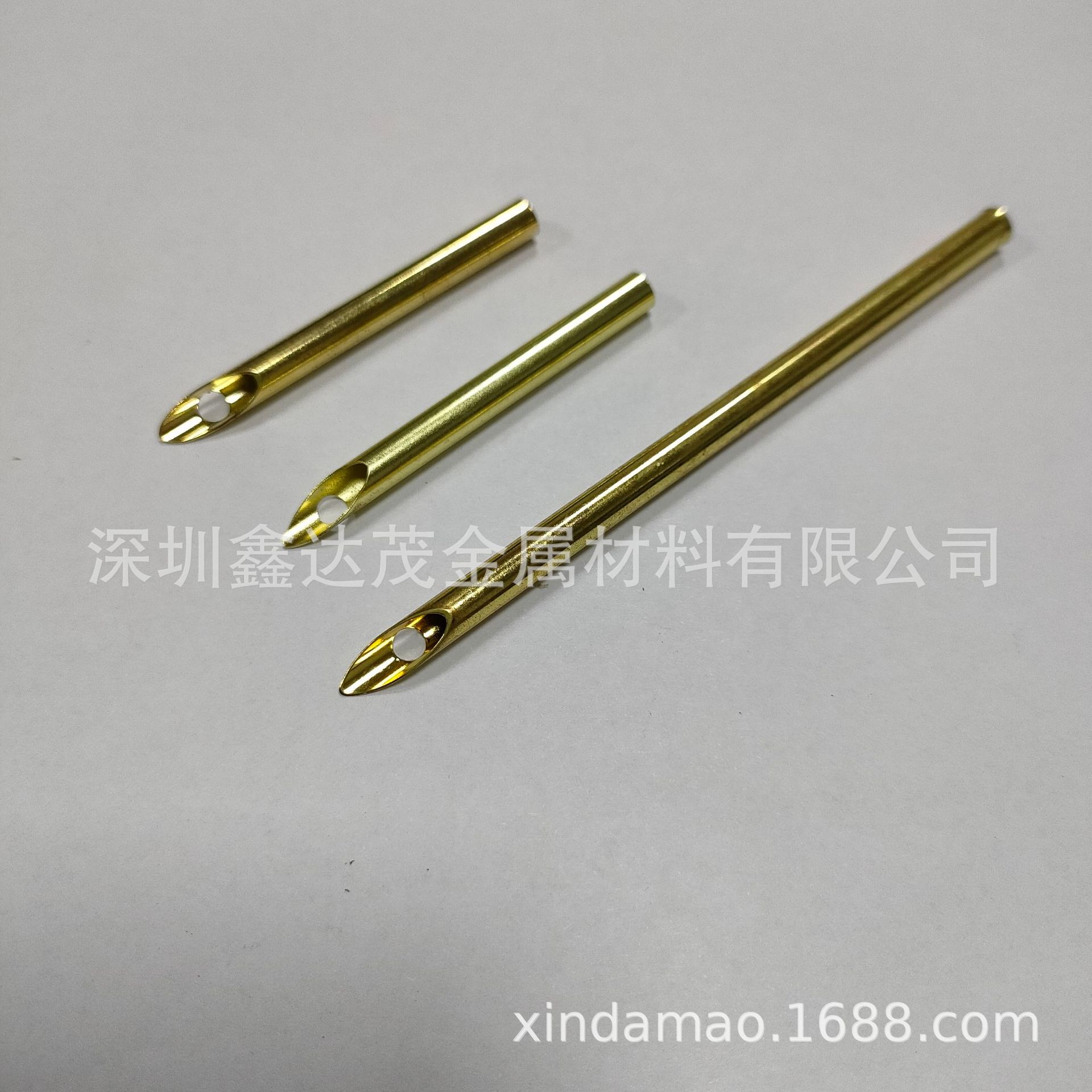 俄罗斯戳戳乐针生产金属戳戳针绣花针不锈钢管黄铜管斜切打孔
