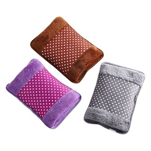 Spot foreign trade explosion-proof warm hand treasure can be printed logo pattern double hand cute cartoon wave point electric hot water bag wholesale