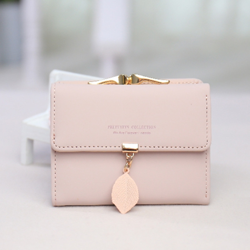 Amazon's Cross-Border Best-Selling Women's Short Wallet, Fresh Style Pu Leather Student Wallet, 70% off Piece Student Coin Purse