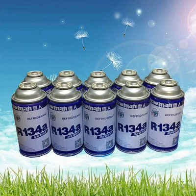 Snowman R134a Refrigerant R134A Car Air Conditioning Refrigerant Car Refrigerant 134a Freon Refrigerant Filling Kit (Antifriz) - r134a-10-bottles-each-bottle-has-a-gross-weight-of-250g-and-a-net-weight-of-150g