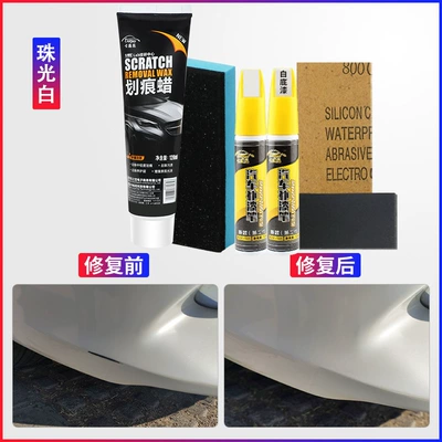 polishing wax deep scratch black – Avtomobil boya qələmləri - pearl-white-white-primer-marking-wax-waxing-sponge-sandpaper-pad-wood-please-leave-a-message-model-annual-model