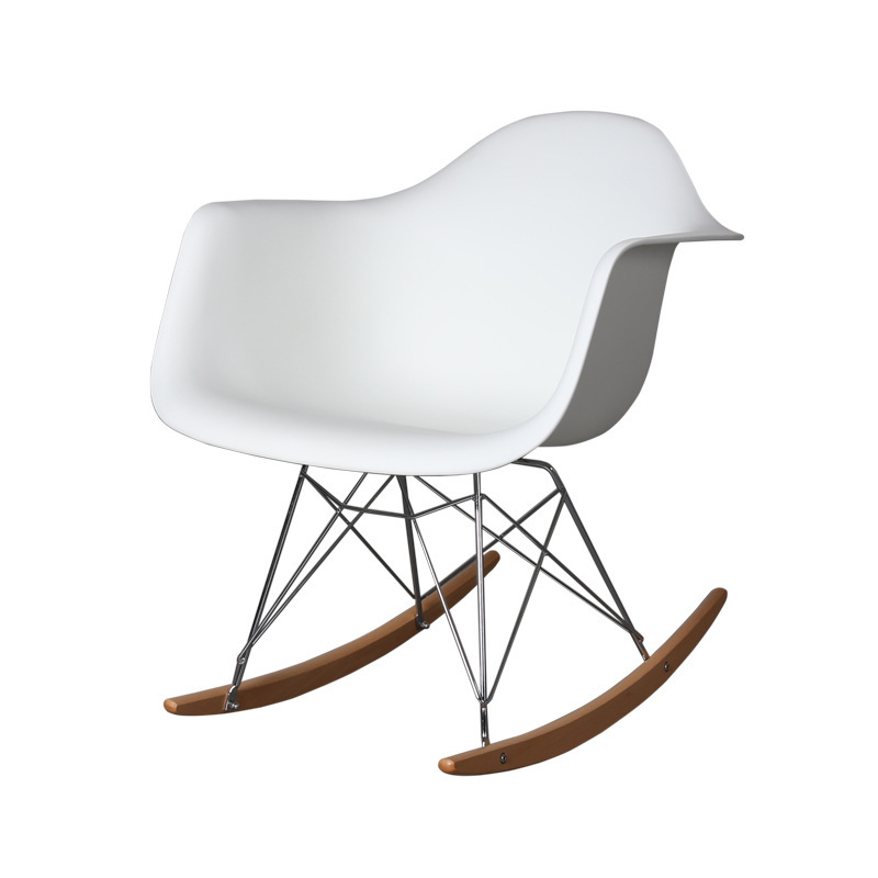 Nordic Rocking Chair Nordic Light Luxury Living Room Single Chair Simple Internet Celebrity Ins Bedroom Leisure Chair Balcony Sofa Chair