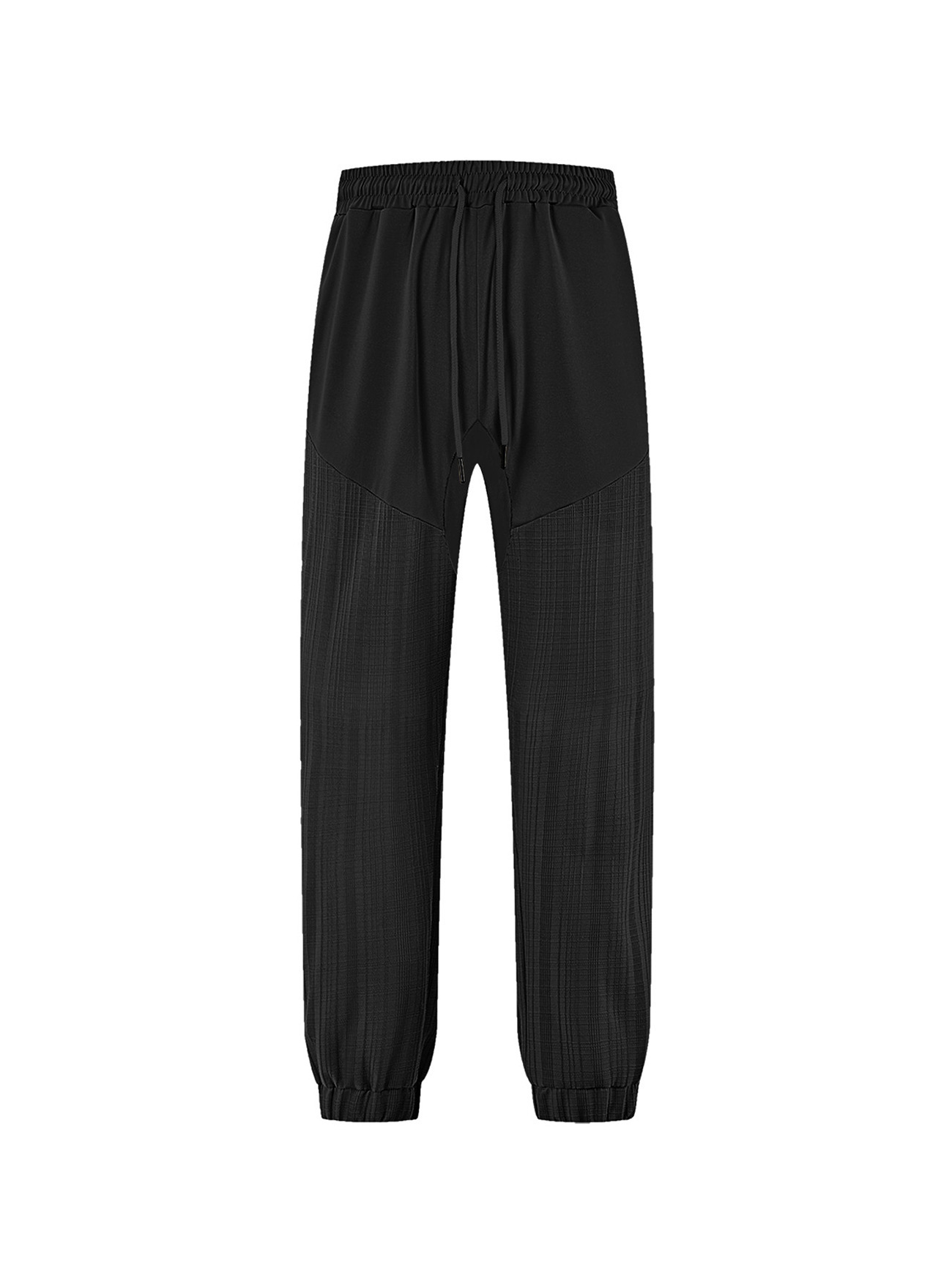 Europa y América transfronterizos Amazon Pantalones casuales TK otoño simple y suelto imitación de lino deportivo empalme pantalones de guardia de hombre