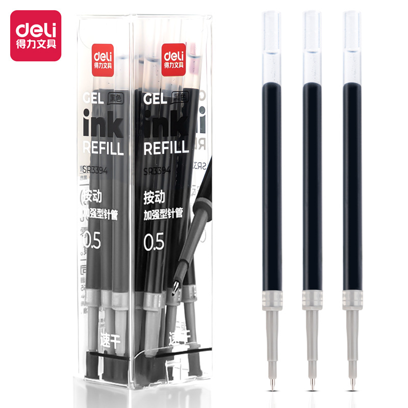 Pen Refill 0.5mm Replacement Refill Reinforced Needle Tip St Tip Bullet Tip Retractable Pen Refill Gel Pen Refill