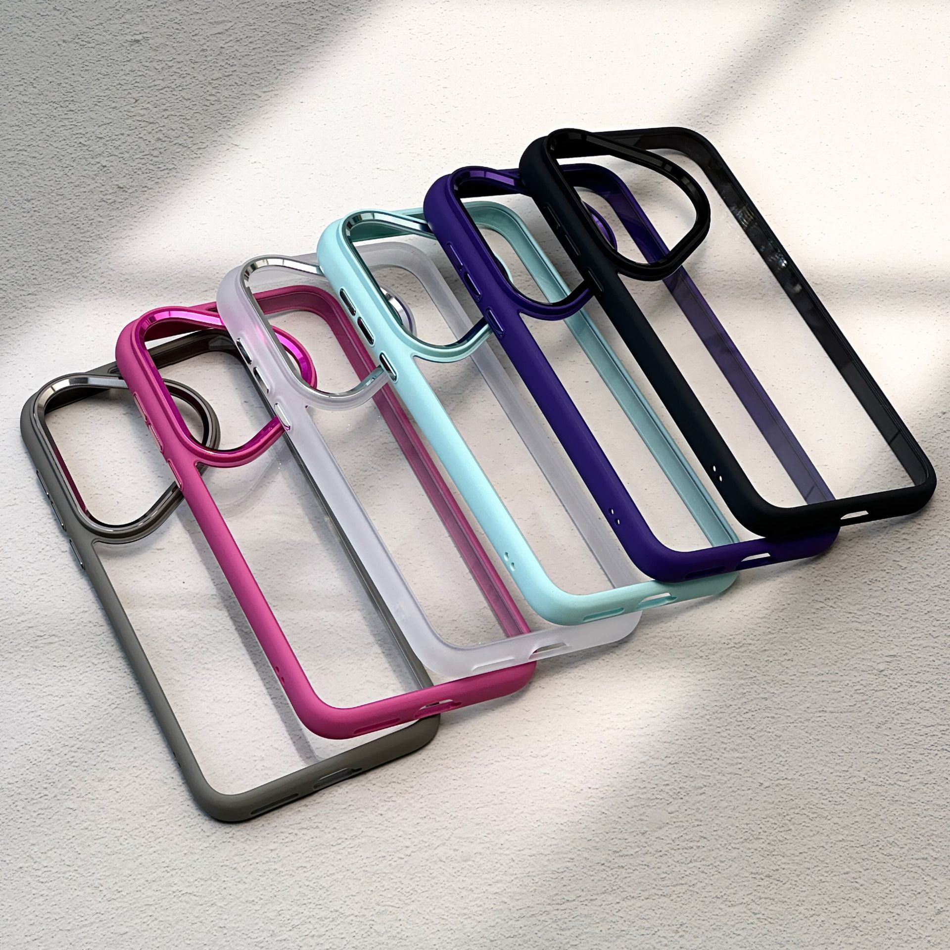 Suitable for Huawei Pura80Ultra Mobile Phone Case P80Pro Simple Transparent P70 Metal P70Pro+ Anti-Fall Female