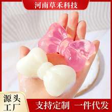 蝴蝶结手工皂羊脂皂留香氛皂创意玫瑰洗脸沐浴清洁伴手礼代加工