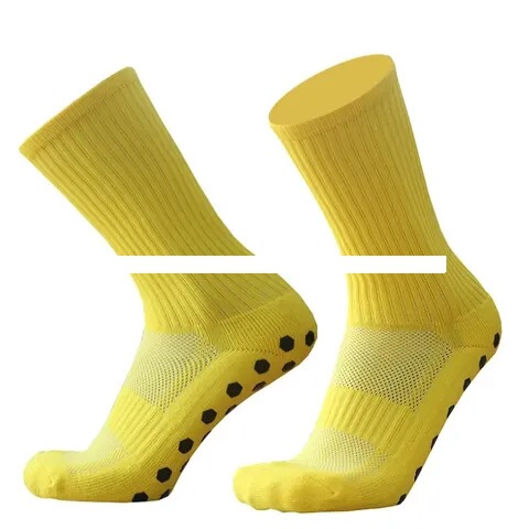 Cotton Spandex Custom Logo Crew Sports Socks Non-Slip Crew Ankle Children's White Grip Socks