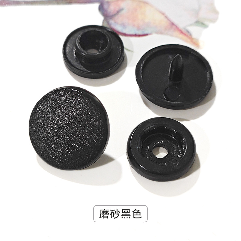 T3T5T8 impermeable con botón a presión de resina plástica, botones de ropa de bebé, botones invisibles, botones de color sin costura