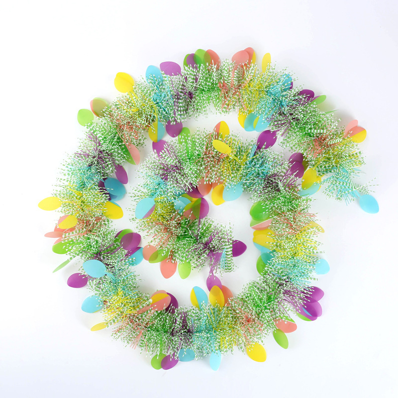 Transfronterizos Amazon Easter Egg Decoration Party Stripes Disposición de Fiesta de Ficha