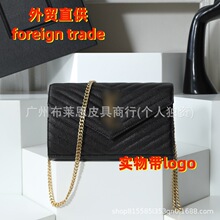 直供跨境经典杨树林球纹信封包monogram鱼子酱woc单肩斜跨链条包