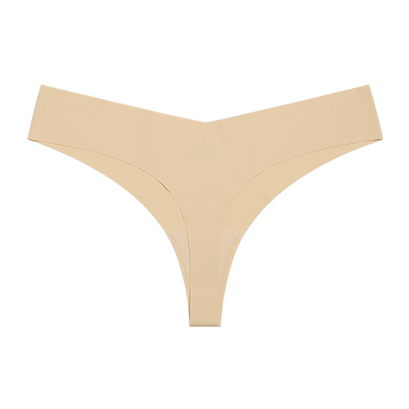Ropa interior femenina sin costuras de estilo europeo y americano, bragas deportivas de verano ligeras de talla grande, de seda helada transpirable, de cintura baja, con sensación de segunda piel, para mujer.