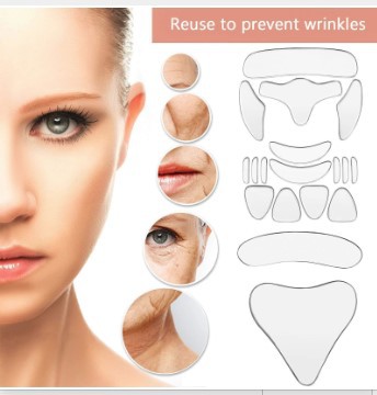 18 피스 세트 (16 인치 하트 모양의 가슴 패치 목 패치) 컬러 박스 없음