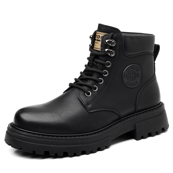 Black single boots