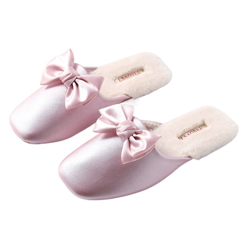 Хлопковые тапочки Liang для женщин 2022, Новые Домашние домашние напольные Нескользящие плюшевые теплые зимние кожаные тапочки для мужчин