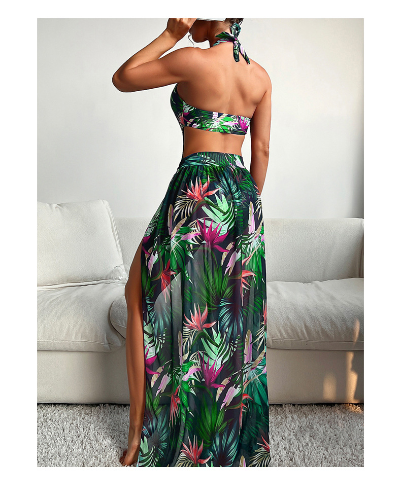 Elegant Style Women's Elegant Lady Multicolor 2 Pieces Set One Piece Swimwear