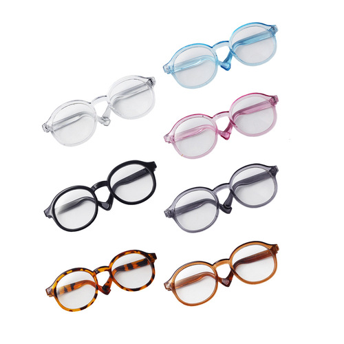 3 points BJD doll glasses 60cm doll salon doll dress up glasses 20cm EXO cotton doll transparent glasses