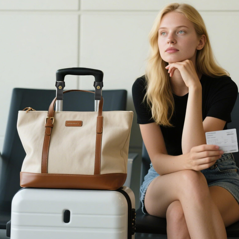 Bolso de cuero PU anti-pérdida de stock hebilla de equipaje fija cinturón de viaje bolso de mano caja trolley fija correas