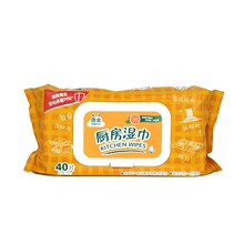 洁云厨房湿巾40片—0240