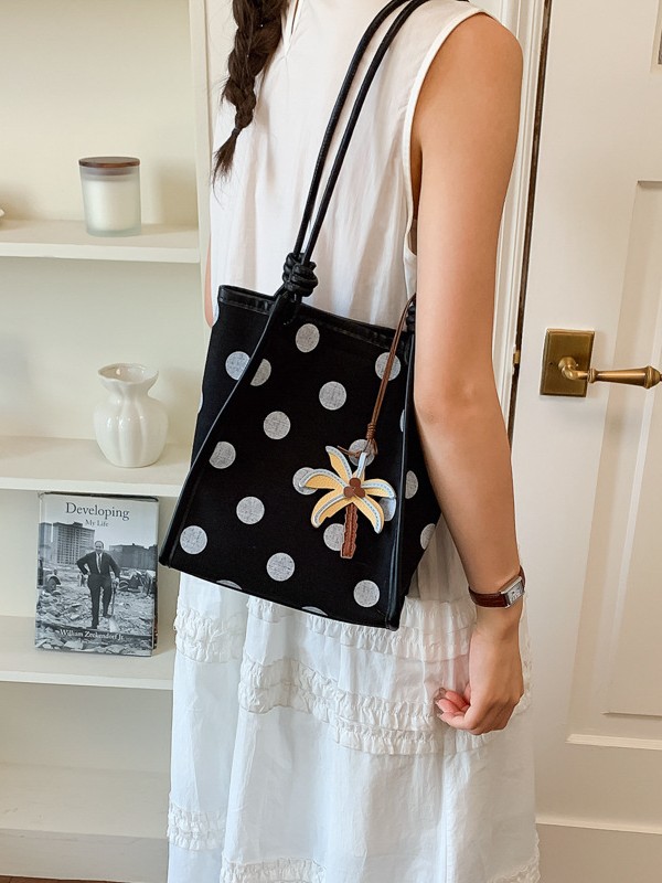 Bolsa de punto de onda de gran capacidad para mujeres 2026 verano nuevo ocio simple hombro brazo bolso de viaje al trabajo bolsa de mano