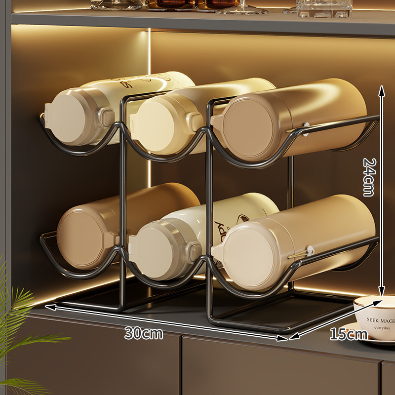 Estante de Almacenamiento para Tazas de Hierro, Apilable, para Cocina