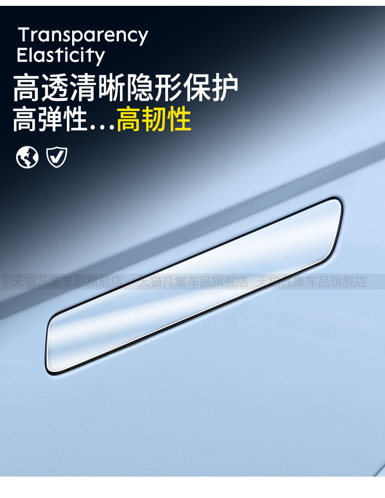 Suitable for 25 models of Hyundai IONIQ 5N front headlight illumination transparent TPU protective film accessories