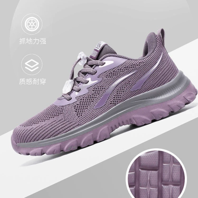 Фирменная обувь для мам, летняя новая стильная удобная спортивная обувь на мягкой подошве, легкая нескользящая прогулочная обувь на одну ногу для пожилых людей