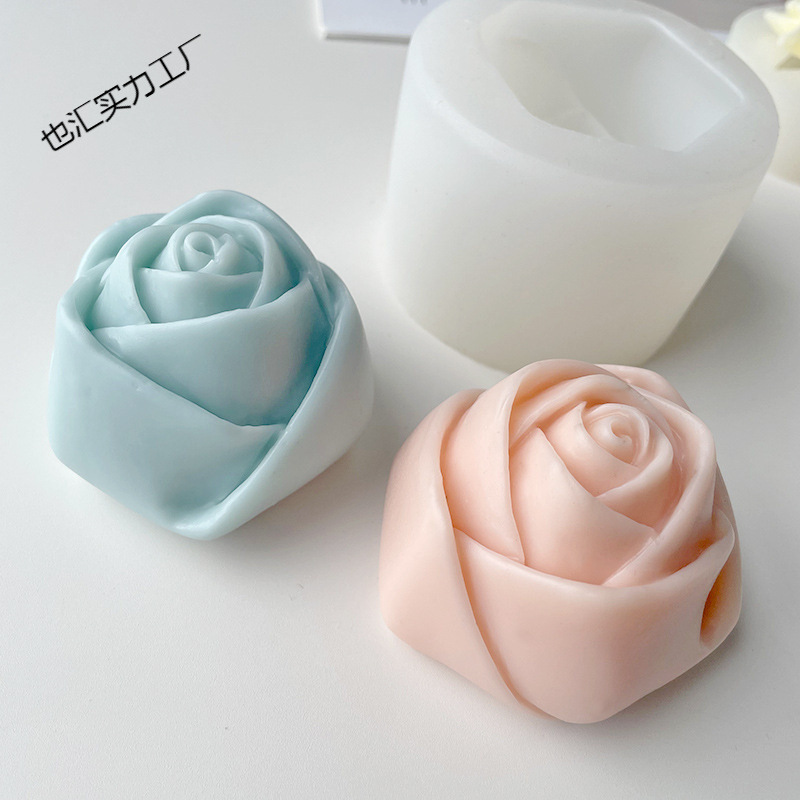 ✅ さまざまな花のシリコンモールド diy チョコレートフォンダンローズフラワー接着剤アロマセラピー石膏キャンドルモールド|undefined