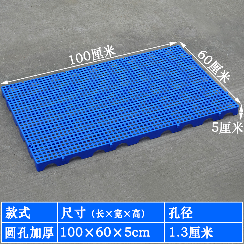 둥근 구멍 두꺼워진 파란색 100*60* 5cm [스타일]