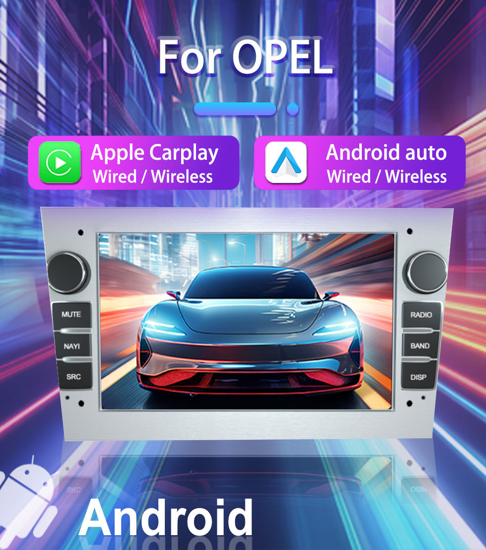 Suitable for 7inch Opel General Machine Gps High-Definition Screen Mp5 Bluetooth Android Car Navigation All-In-One Carplay