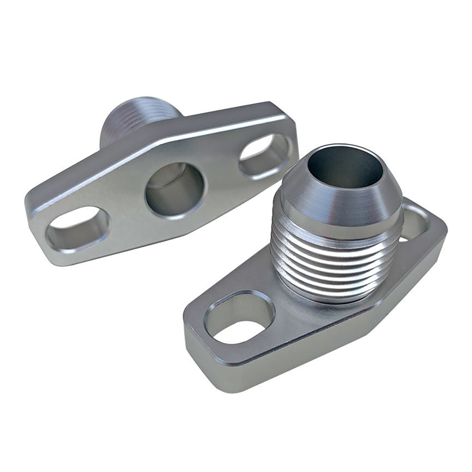 An3-An16 Aluminum Alloy Turbo Oil Supply Flange Adapter Fuel Hose Modification Connector Oil Cooler Accessories