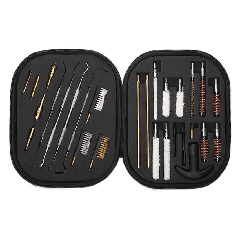 Venta caliente transfronteriza de 29 piezas de cepillo de pistola, los fabricantes de herramientas de limpieza de tuberías suministran suministros tácticos al aire libre, cepillo de cañón al por mayor