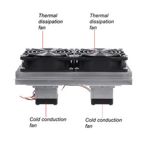 Finished semiconductor refrigerator kit 12V electronic refrigerator DIY radiator small air -conditioned refrigerator cooling module