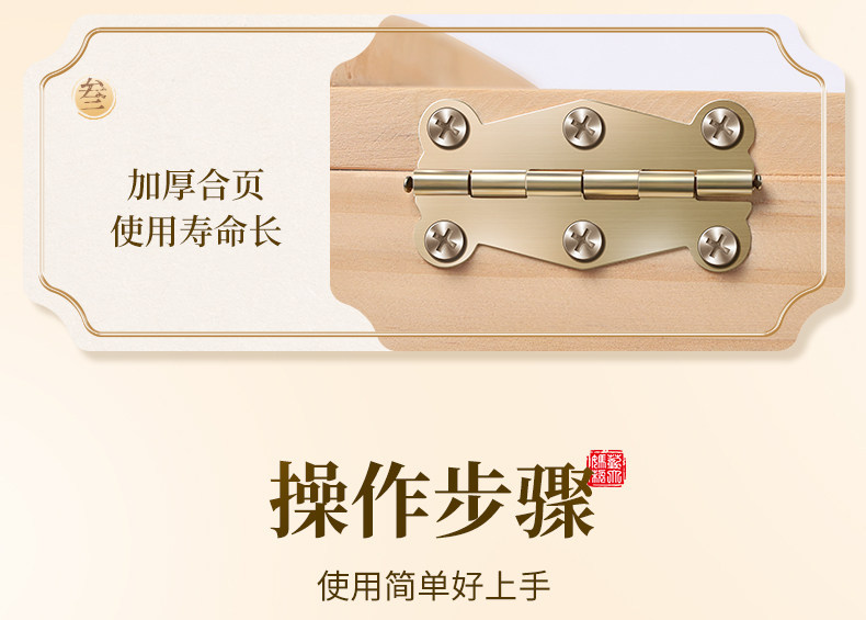 Wooden Moxibustion Box Full Body Moxa Therapy Kit with Aged Moxa Wool and Moxa Sticks for Warming Care preparation