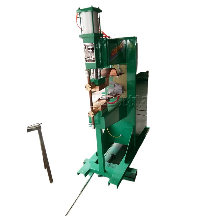 Máquina de soldadura de alambre neumático de brazo largo máquina de soldadura de malla máquina de soldadura por puntos pedal plataforma de alambre máquina de soldadura a tope de costura recta