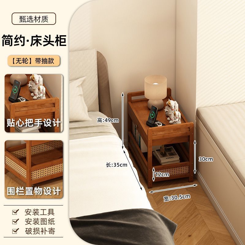 中古小推车零食收纳架餐厅客厅可移动茶几沙发侧边置物架家用桌子|undefined