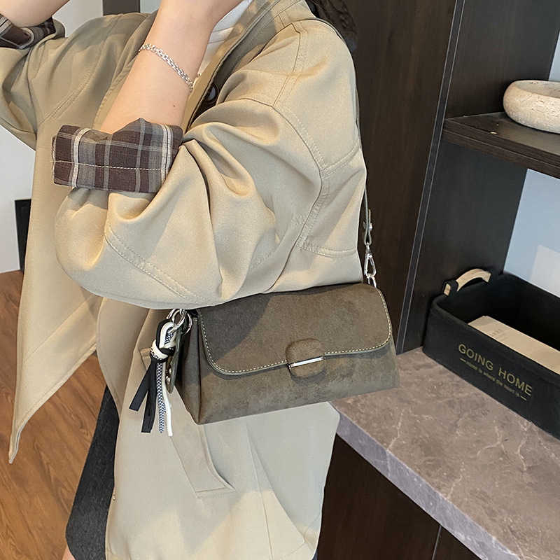 Cross-border 2025 otoño y invierno nuevo bolso casualidad texturizado bolso de brazo mujer mochila mochila mochila de viaje de hombro