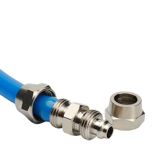 [Double-head copper quick-screw connector/gas pipe connector/variable diameter quick-screw connector straight-through