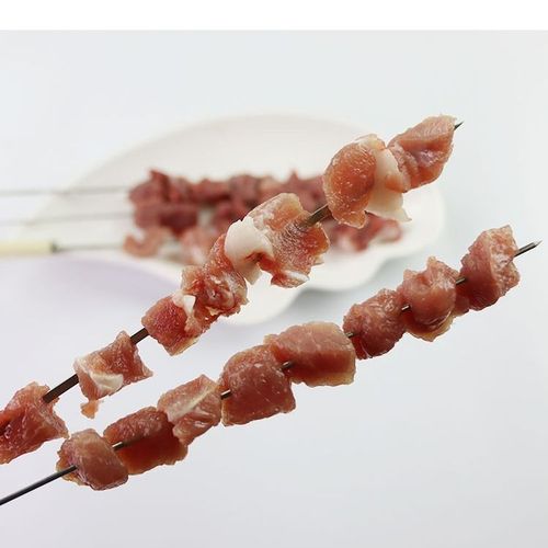Grill skewers, stainless steel kebab skewers, barbecue sign, flat iron skewers, barbecue needles, barbecue pins, barbecue grids