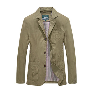 Cross-Border Factory Direct Supply Spring & Fall New Suit Large Size Pure Cotton Casual Small Suit Men's Jacket Jacket Men 817