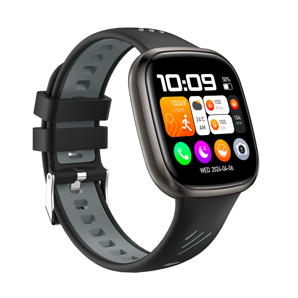 HT31 Smartwatch mit Bluetooth, Anruffunktion, Sprachassistent, Taschenlampe, Benachrichtigungen, Schrittzähler und Fitness-Tracker_voghion.com